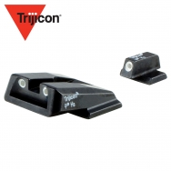 Trijicon Smith & Wesson Shield 9/40 Bright & Tough Night Sight Set, Green Front & Orange Rear Lamps
