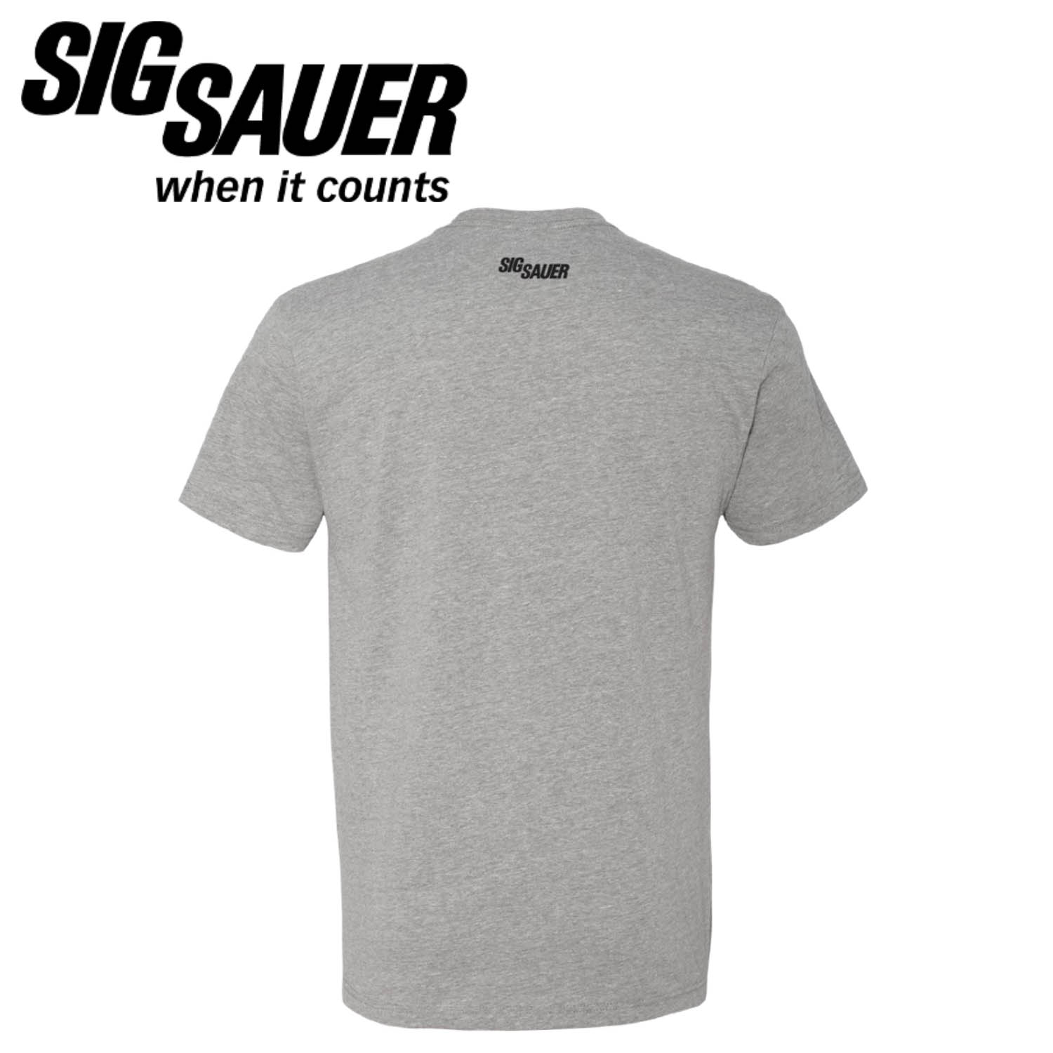 Sig Sauer Athletic T-Shirt, Distressed Sig Mark: MGW