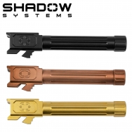 Shadow Systems 9mm Threaded & Fluted Match Barrel for Glock 19, (Gen 1-5)