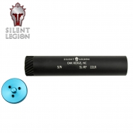 Silent Legion 22LR Rimfire Direct Thread Suppressor, 1/2-28 Thread