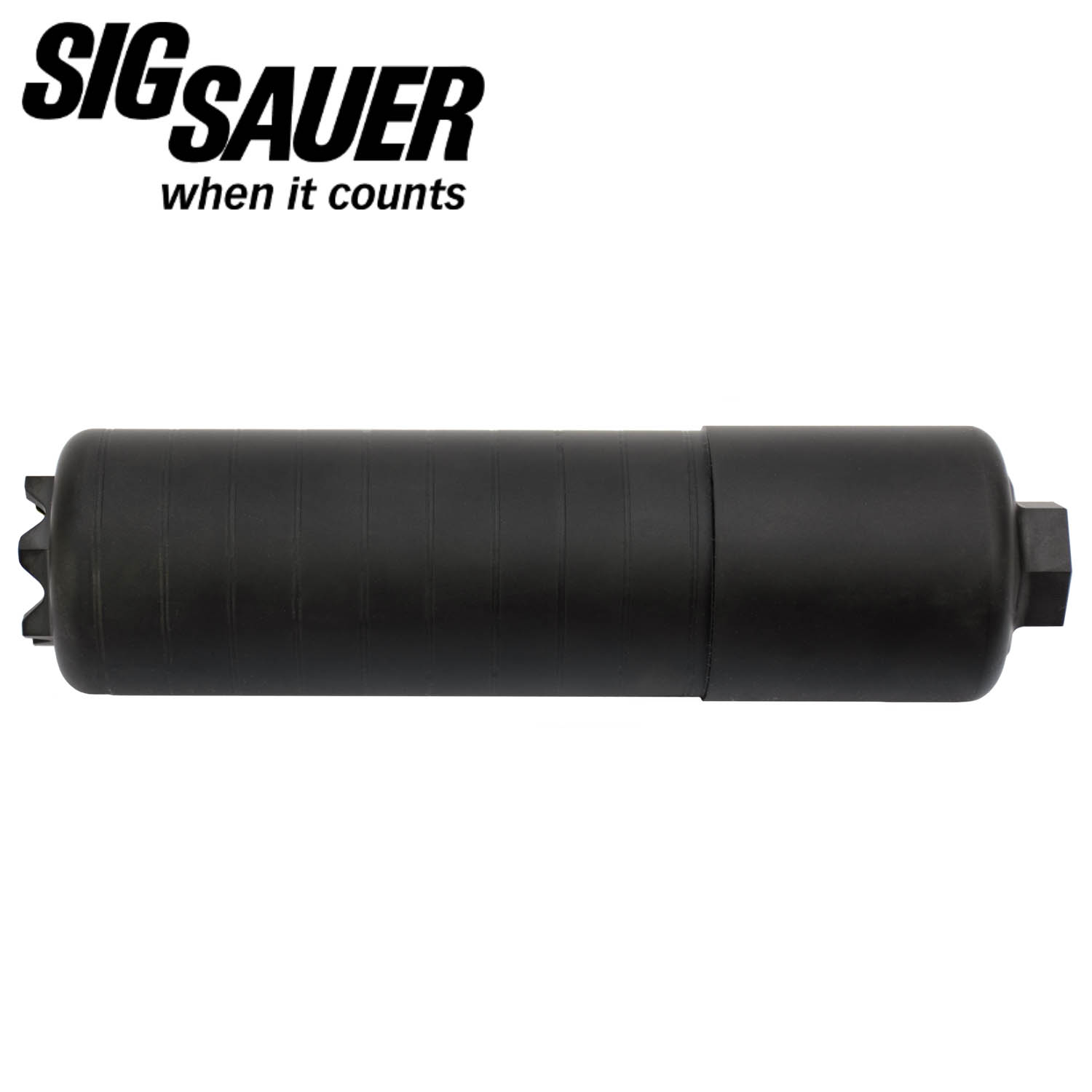 Sig Sauer 5.56mm Direct Thread Titanium Silencer, 1/2-28 Thread: MGW