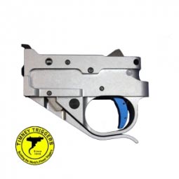 Timney Ruger 10/22 Silver Trigger With Blue Trigger Shoe