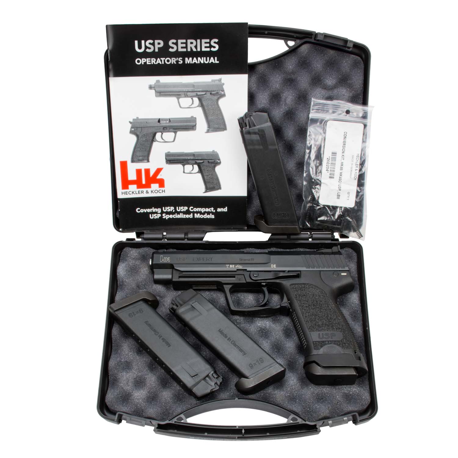 Heckler & Koch USP Expert 9mm with Jet Funnel and 4 18rd