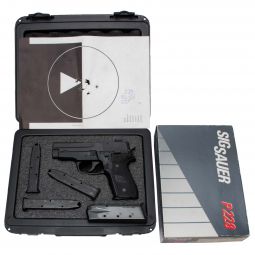 Sig Sauer P228 9mm West German, Zipper Back Mags w/ Original Box & Test Target, Pre-Owned