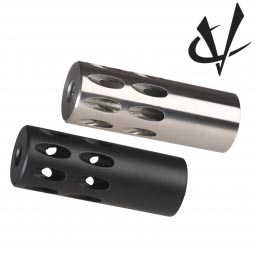 Volquartsen Forward Blow Compensator, Ruger MKII, MKIII, Stainless .875" dia.