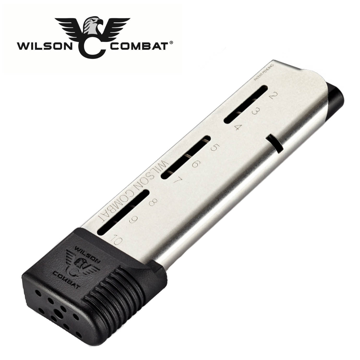 thumbnail image 2 of Wilson Combat 1911 Elite Tactical Vickers Duty 9mm Magazine – 10-Round With Pad, Model 800-9 2 of 3