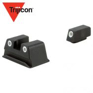 Trijicon Walther PPS / PPX Bright & Tough Night Sight Set, Green Front & Green Rear