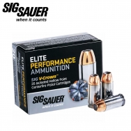 Sig Sauer Elite Performance V-Crown .45 ACP 185gr. JHP Ammunition, 20 Round Box