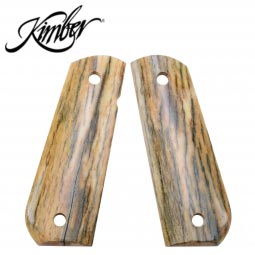 Kimber 1911 Full Size Genuine Dyed Giraffe Bone Grips, Round Heel