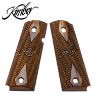 Kimber 1911 Compact Grips, Double Diamond Walnut