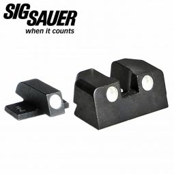 Sig Sauer P Series and SP2022 40 S&W / .45 ACP Contrast Sight Set, #6 Front and #8 Rear