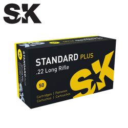 SK Standard Plus .22 Long Rifle 40 gr. Round Nose Ammunition, 50 Round Box