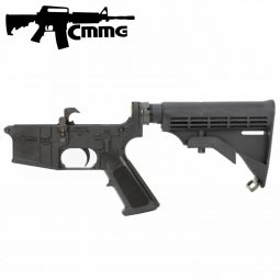 CMMG Complete AR-15 Lower Receiver Group With M4 Collapsible Stock