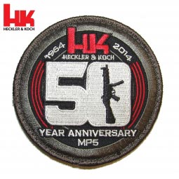 Heckler And Koch Embroidered MP5 Anniversary Patch