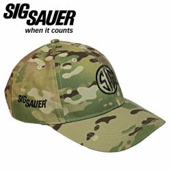 Sig Sauer Camo Hat with Black Logo