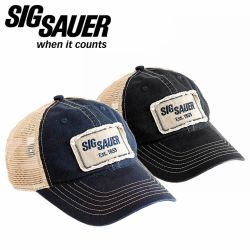 Sig Sauer Unstructured Trucker Hat with Patch