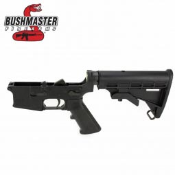 Bushmaster XM-15 Complete Lower Receiver w/Telestock, Multi Cal Marking