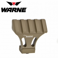 Warne 45 Degree Picatinny Side Mount Offset Adapter, Dark Earth