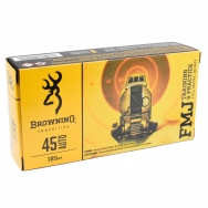 Browning Training & Practice .45ACP 185gr. FMJ Ammunition, 50 Round Box