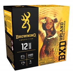 Browning Upland BXD 12ga. 2-3/4" 1-3/8oz #5 Shot, 25 Round Box