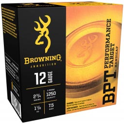 Browning Target BPT 12ga. 2-3/4" Handicap 1-1/8oz. #7.5 Shot, 25 Round Box
