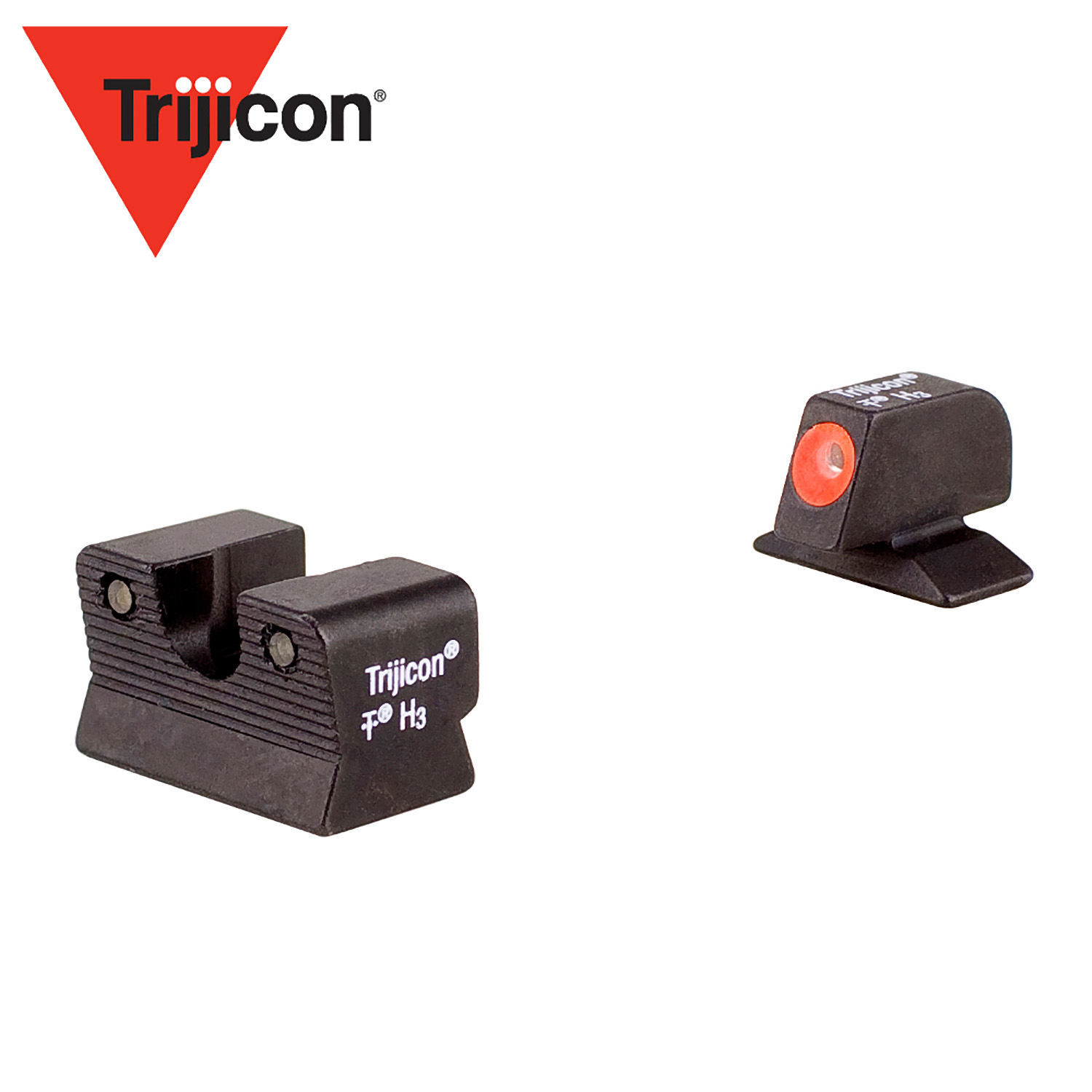 Trijicon Beretta 92A1 / 96A1 HD Night Sight Set, Orange Front