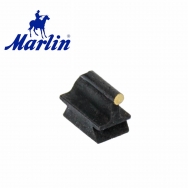 Marlin Lever Action Front Sight Insert, Black with Gold Bead, 6/16"