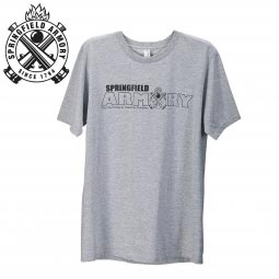 Springfield Armory Logo T-Shirt, Gray