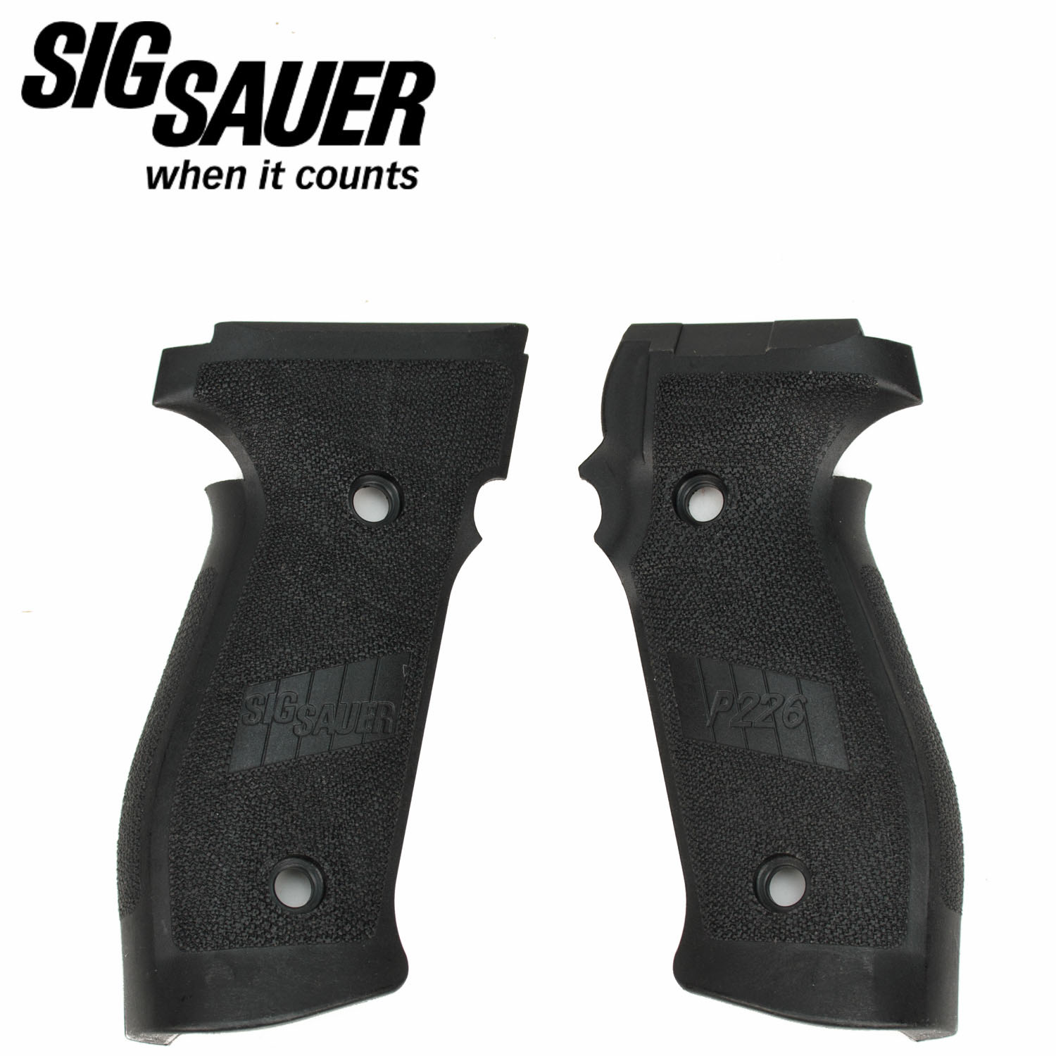 Sig Sauer P226 Black Polymer Grip Set, Magwell: MGW