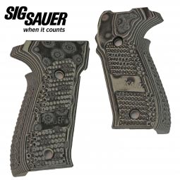 Sig Sauer P226 Black & Gray G10 Piranha Grips