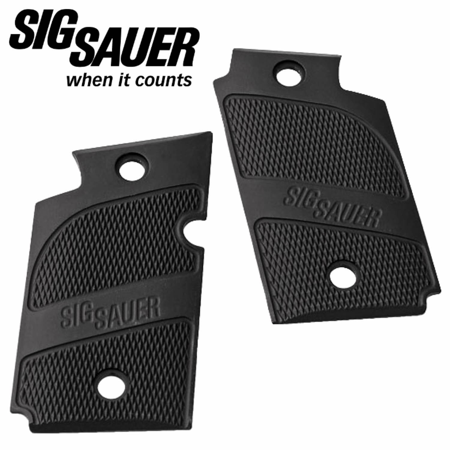 Sig Sauer P938 Ambidextrous Grip Set, Checkered Black Aluminum: MGW