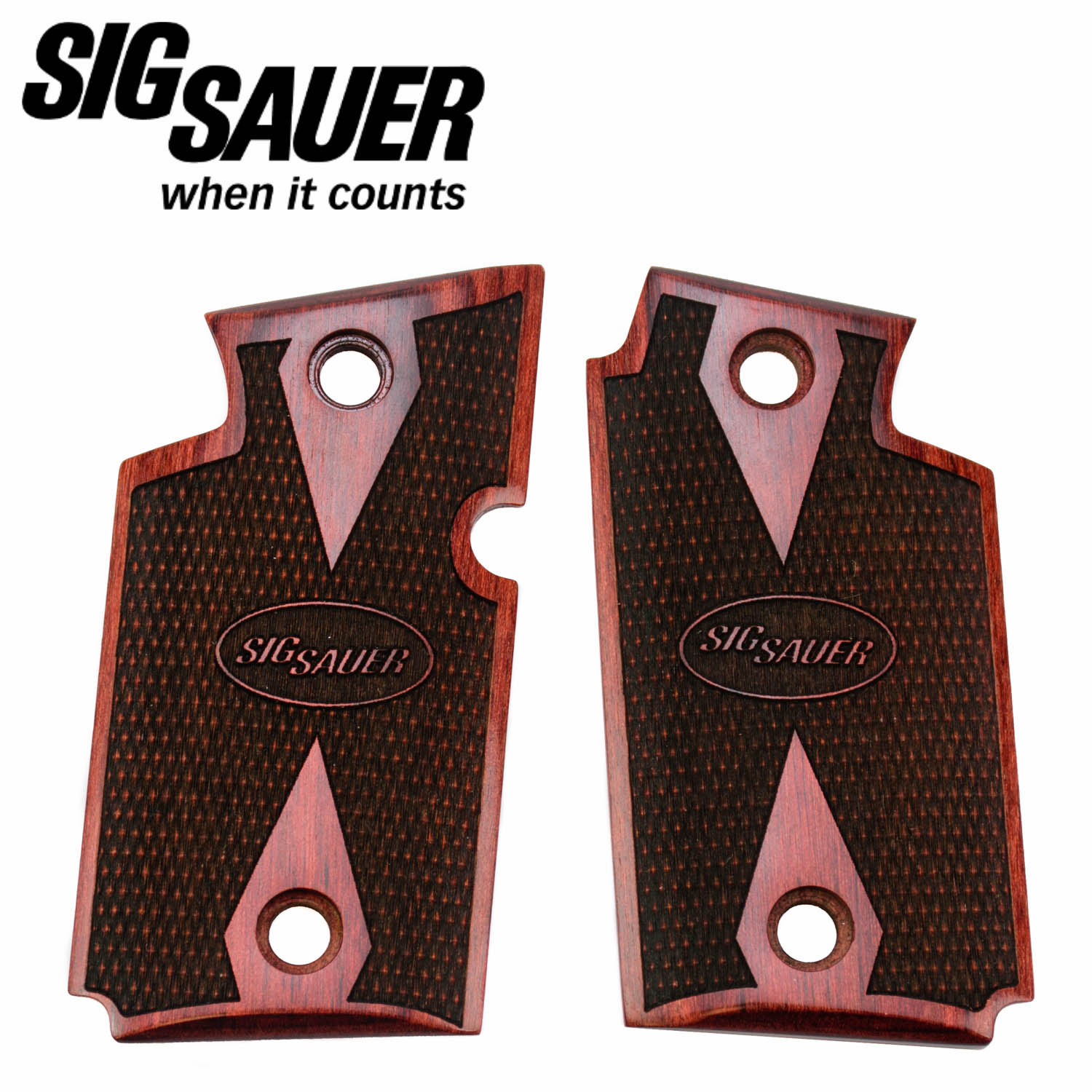 Sig Sauer P938 Ambidextrous Grip Set, Rosewood: MGW
