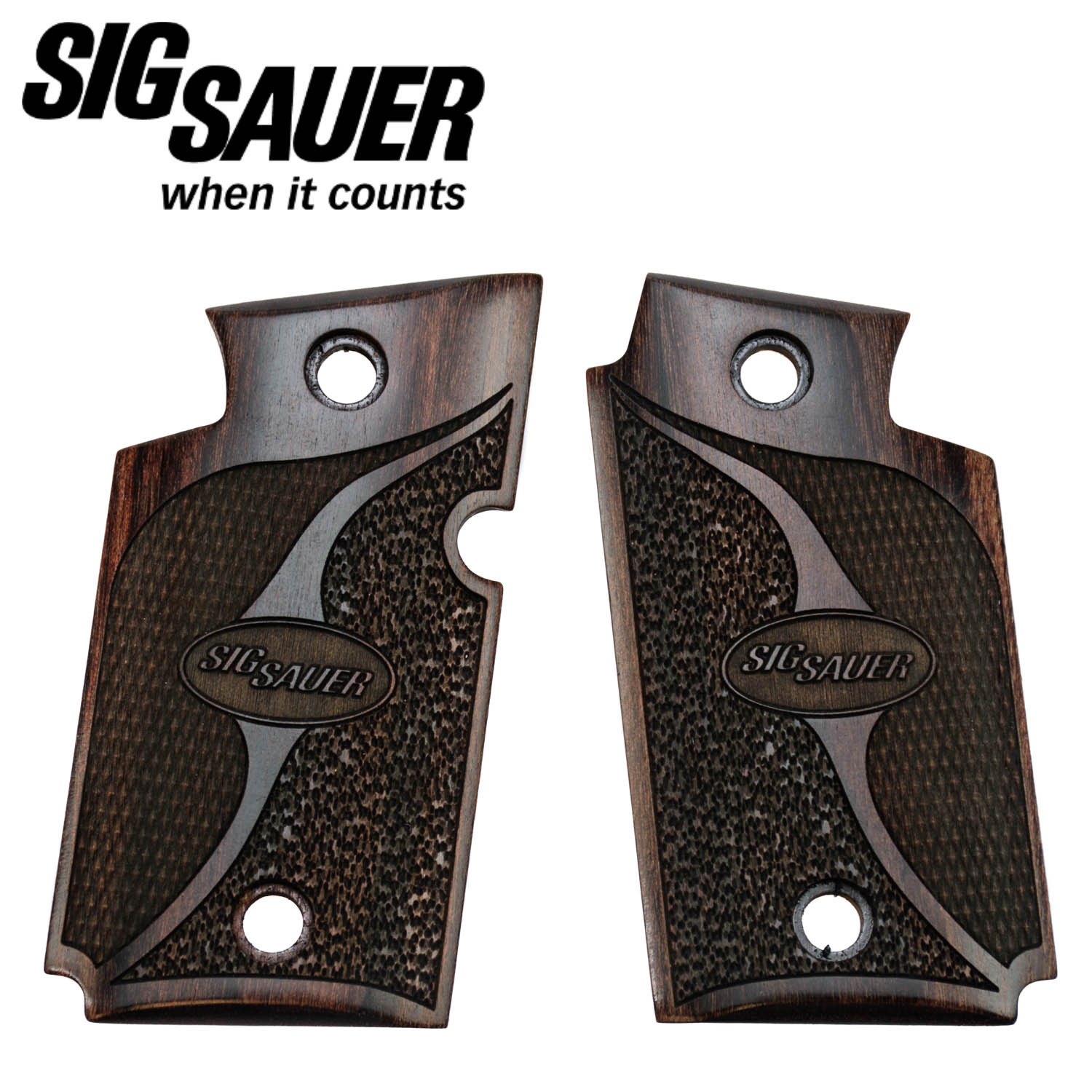 Sig Sauer P938 Ambidextrous Grip Set, Laminated Walnut: MGW