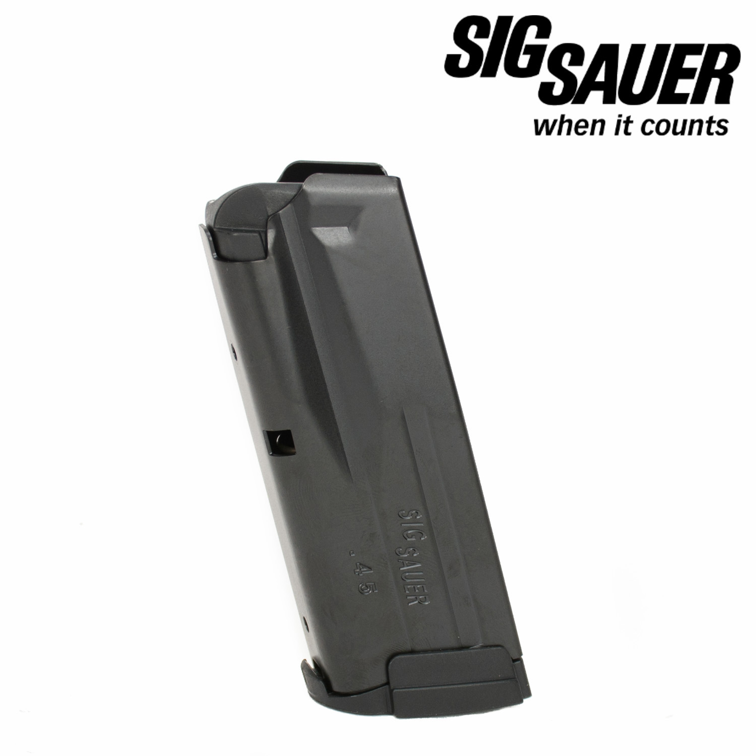 SIG Sauer 10 Round Magazine for SIG P250/P320 45ACP in Black MAG-MOD-F-45-10 