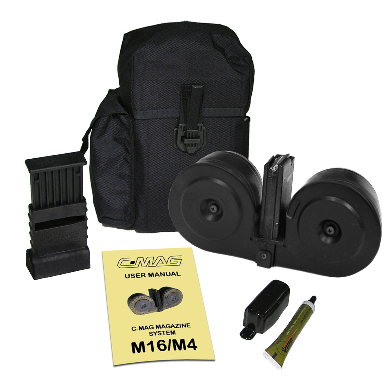 Beta C-Mag AR-15 / M16 / M4 Twin-Drum Magazine, 100 Rounds.