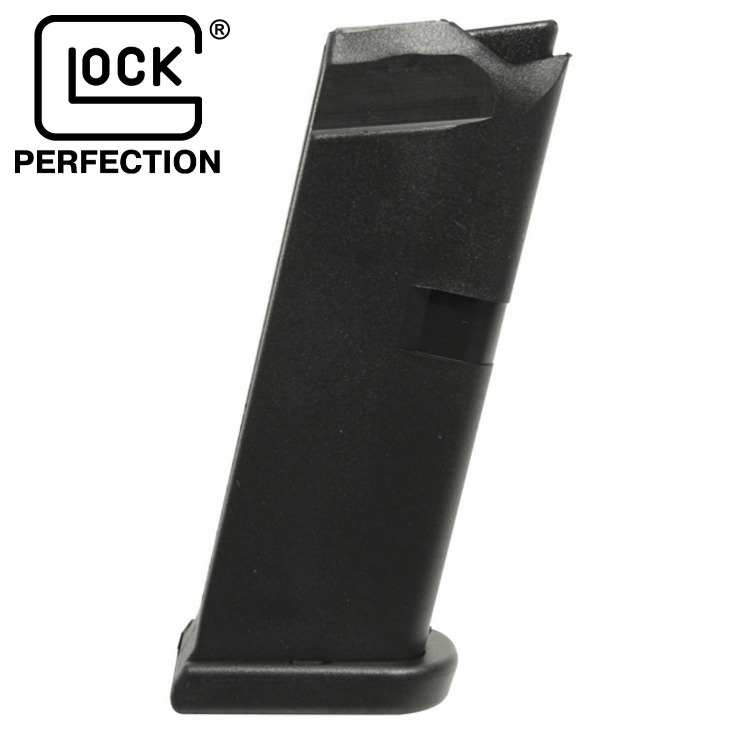 Glock 43 9mm 6 Round Factory Magazine Black Polymer MF43106 G43 