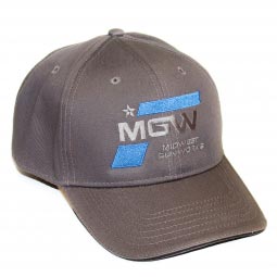 Midwest Gun Works Charcoal Chino Twill Logo Cap