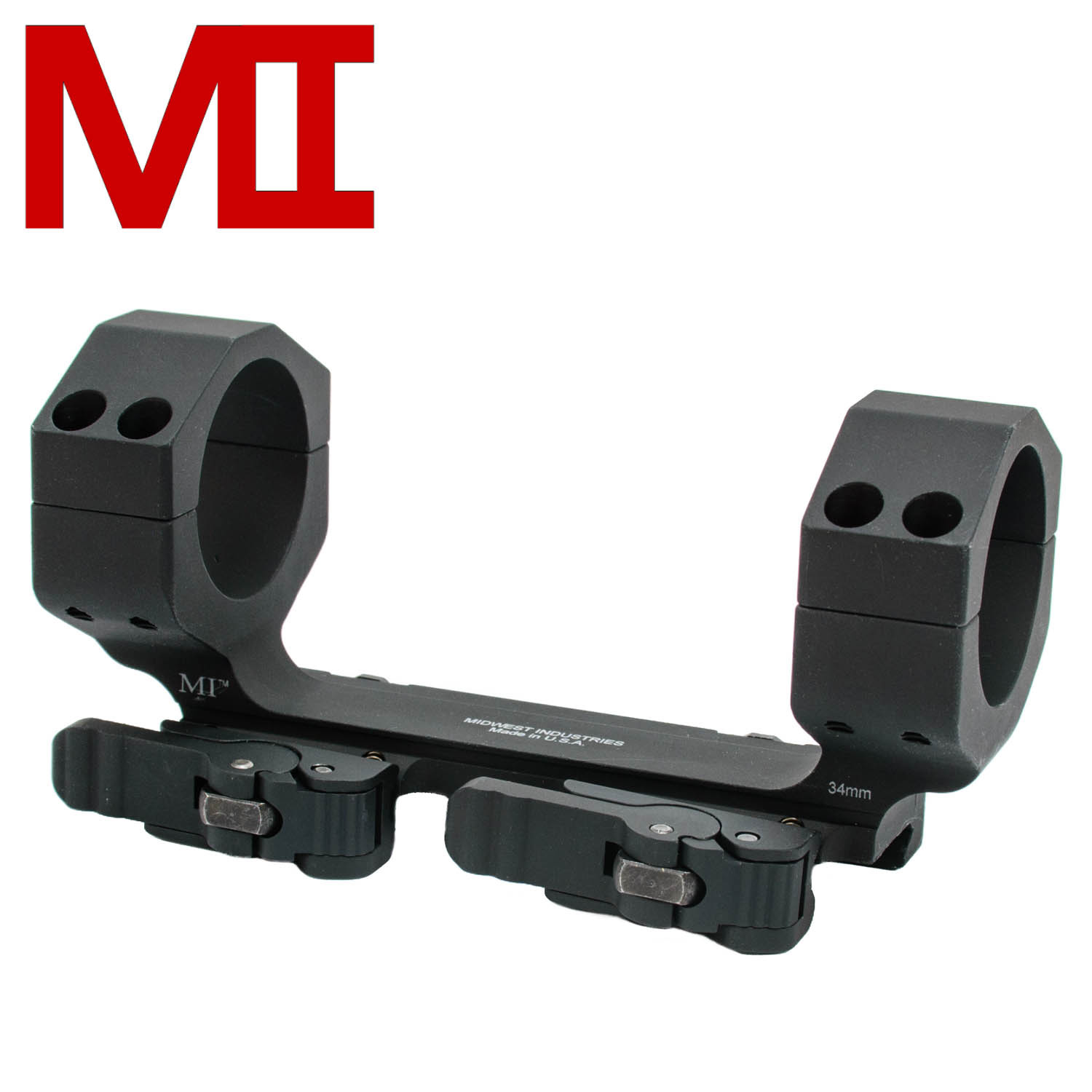 Midwest Industries 34mm HD QD Scope Mount with Zero Offset