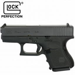 Glock 26 Gen4 9mm Pistol, Fixed Sights