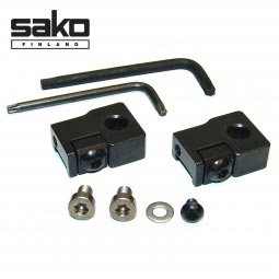 Sako Optilock 11MM Rimfire Scope Base Set, Blued