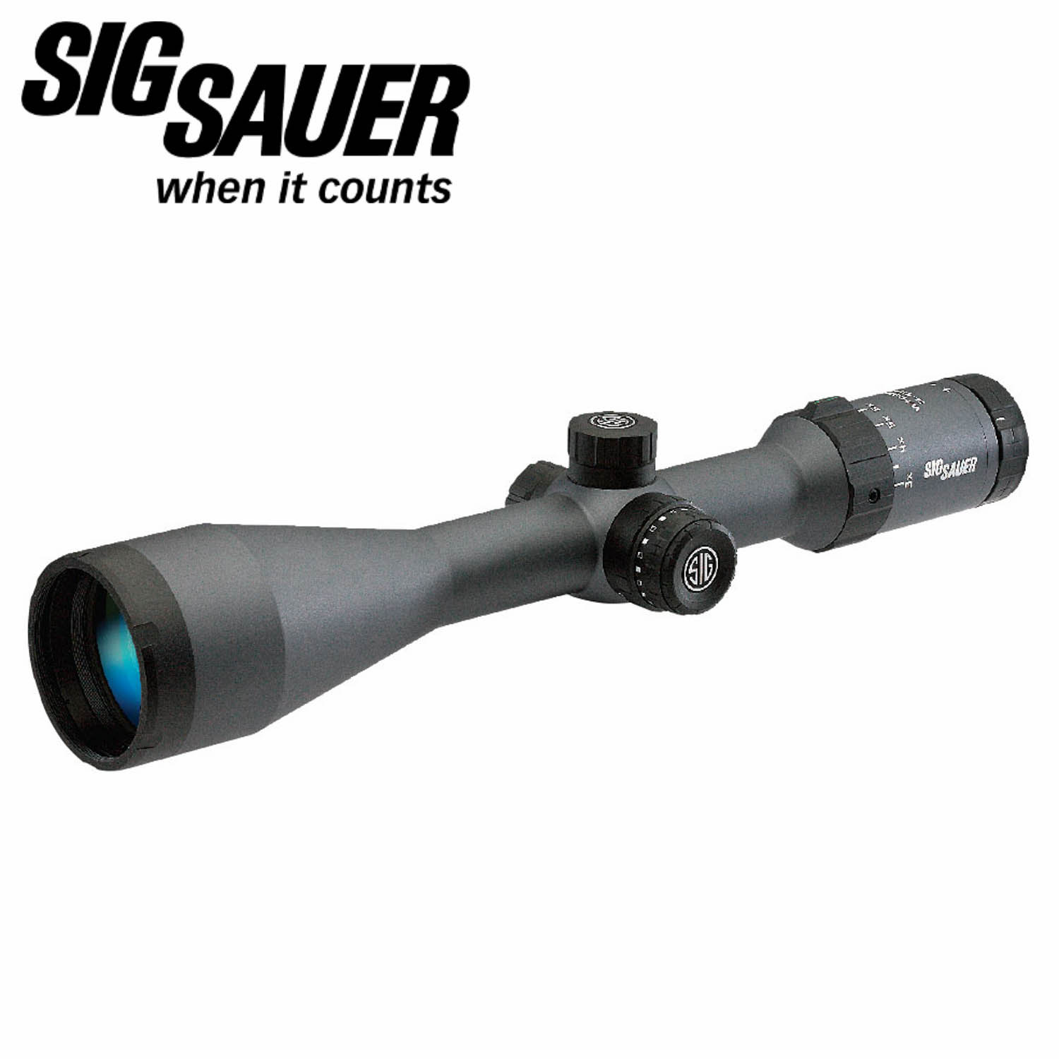 Sig Sauer Whiskey5 Scope 3-15X52MM, 30mm Tube Dia., Quadplex