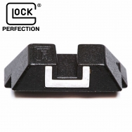 Glock Rear Sight, 6.9mm (All Gen3-5 Models, Excludes Slimline), Steel, Marked Short + Long Dash