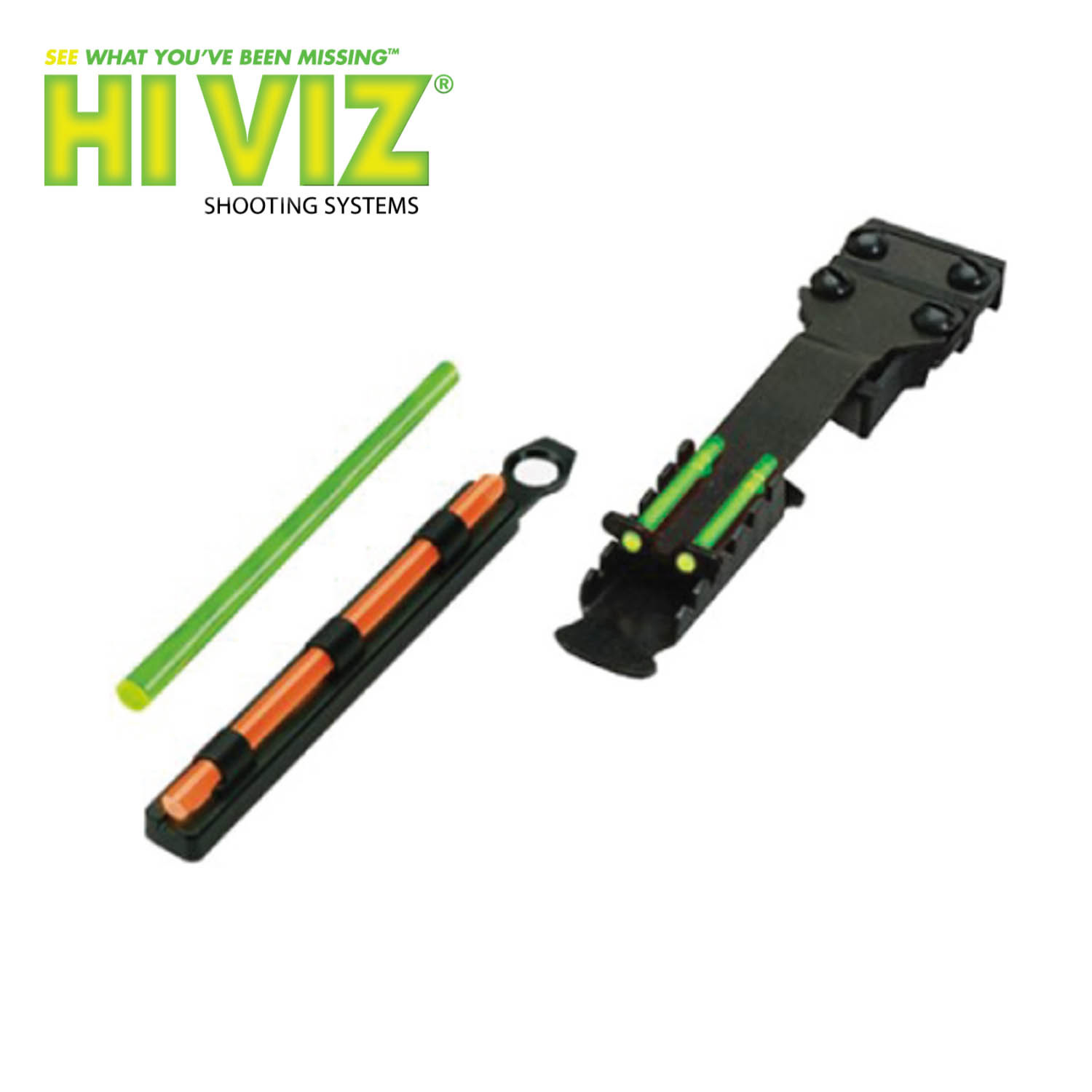 HI VIZ TomBuster 2 Fiber Optic Shotgun Sight Set: MGW
