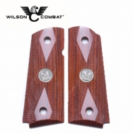 Wilson Combat 1911 Grips, Compact, Cocobolo, Double Diamond