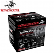 Winchester Drylok Super Steel 20 Gauge 3" 1oz. #2 Shot, 25 Round Box