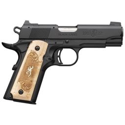 BROWNING 1911-22 22LR COMPACT, MEDALLION 3.58" BLACK/MAPLE