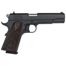 TISAS 1911 STAKEOUT 45ACP, 5" BBL WALNUT GRIP 2-8RD BLACK
