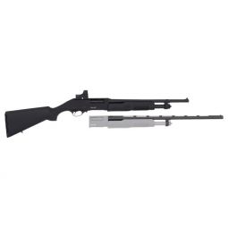 AKKAR 620 20 COMBO PUMP ACTION, 26" & 18.5" W/RED DOT POLY STK