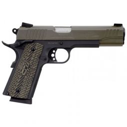 TAURUS 1911 45ACP 5" FS 8-SH, MT BLACK CERAKOTE GREEN SLIDE