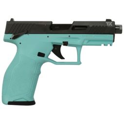 TAURUS TX-22 22LR 4.1", ADJ. 16-SHOT  CYAN/BLK POLY